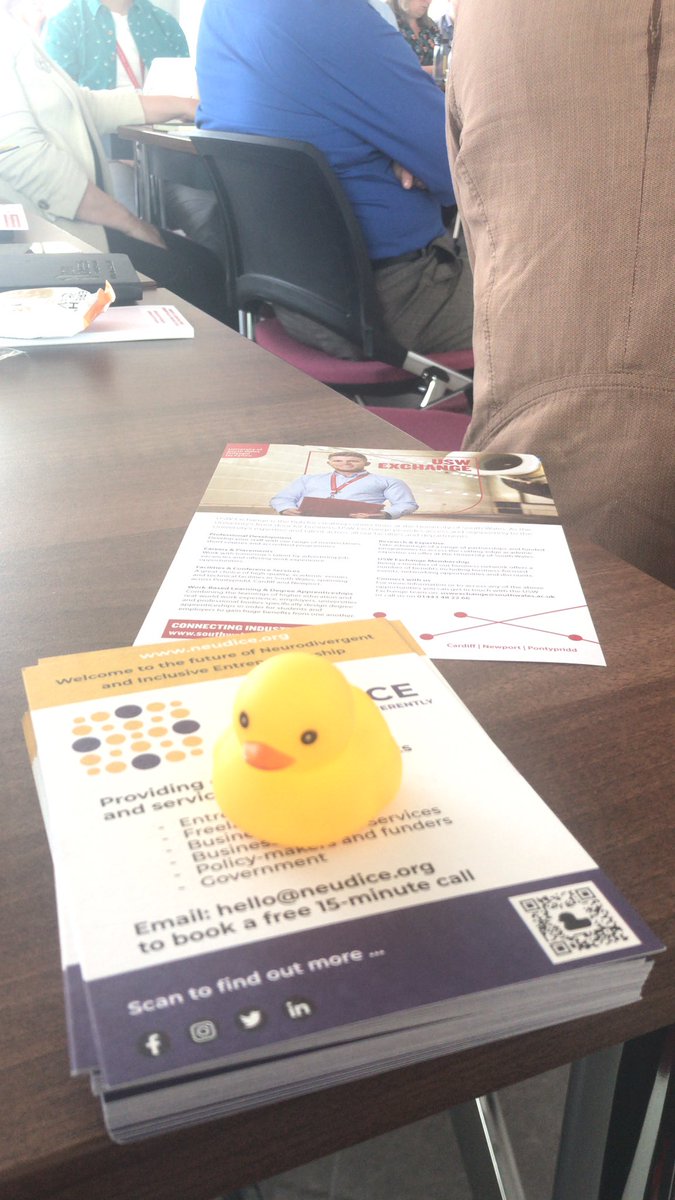 Neu_DICE (@neu_dice) on Twitter photo Anne (with support from #EdTheDuck) has just spoken at an event at the <a href="/USWExchange/">(Inactive) USW Exchange</a> and <a href="/MoJGovUK/">Ministry of Justice</a> event form employers on employing neurodivergent people who have spent time in prison. Anne (with support from #EdTheDuck) has just spoken at an event at the <a href="/USWExchange/">(Inactive) USW Exchange</a> and <a href="/MoJGovUK/">Ministry of Justice</a> event form employers on employing neurodivergent people who have spent time in prison.