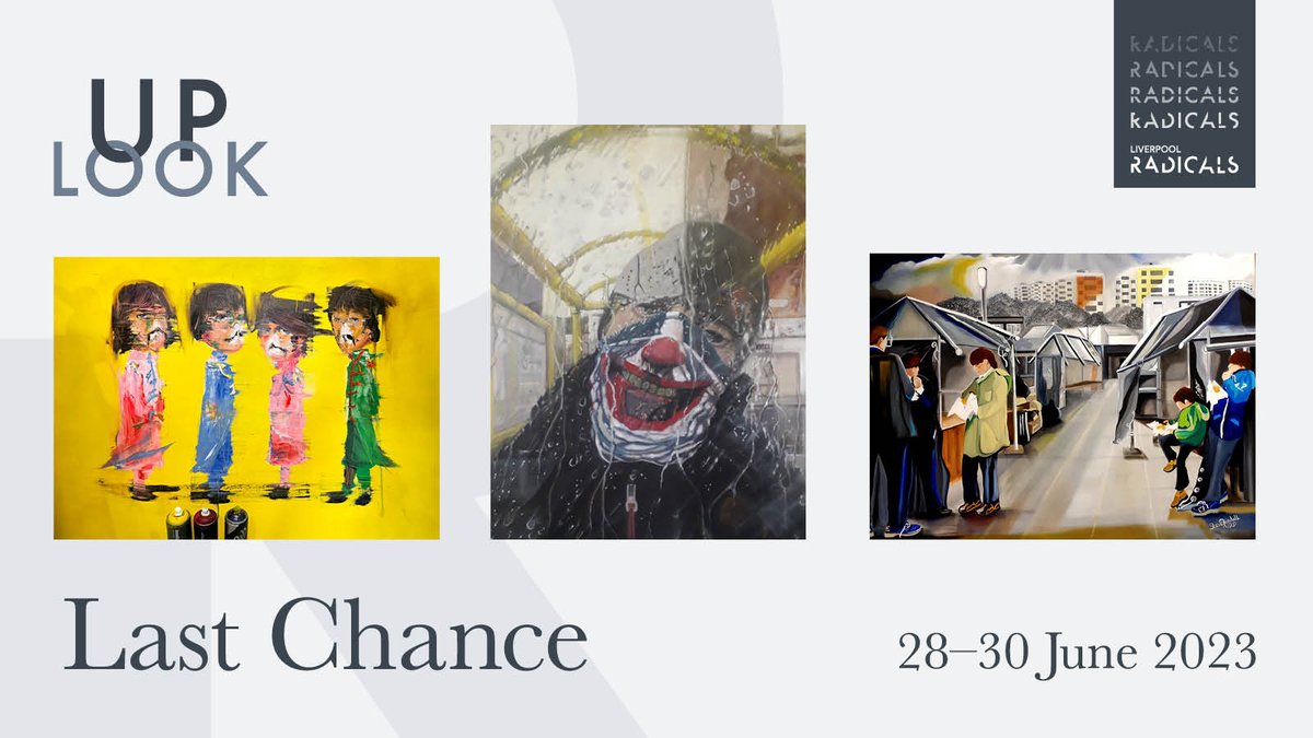🚨 Last chance 🚨
Get a FREE ticket to Look Up!
Celebrate Liverpool Radicals on 28th-30th June.
Don't miss this unique journey through history, art, &amp; inspiration. bit.ly/3NMtuR7
📍 West Tower, Brook Street, L3 9PJ
#LiverpoolRadicals #LookUpExhibition #LiverpoolArt