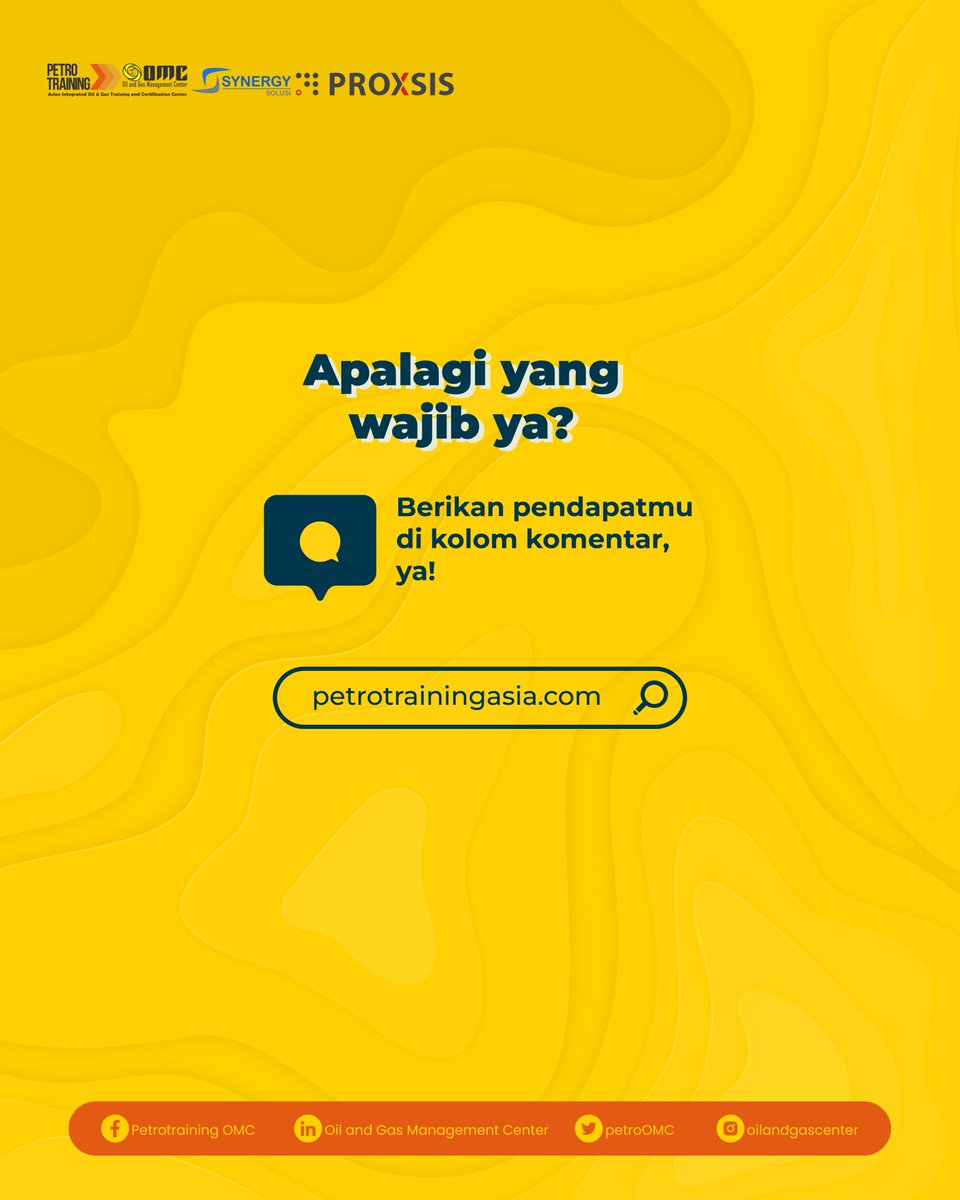PetroOMC's tweet photo. 7 APD Wajib di Industri Migas yang bikin kerja makin aman dan nyaman! 😄✨

Jaga keselamatan diri dan jangan lupa pake APD yang sesuai, ya! 💪🔒

#APDIndustriMigas #KeselamatanKerja #PerlindunganPekerja #LingkunganKerjaBerbahaya #HelmKeselamatan #KacamataPelindung https://t.co/iVgZKITs5X