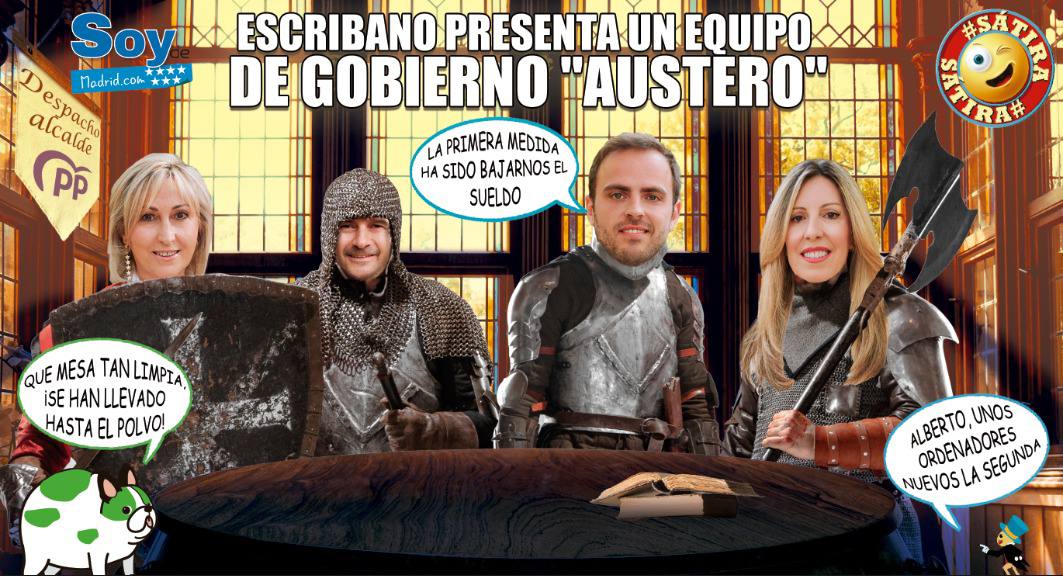 SoydemadridC's tweet photo. #Arganda | El alcalde popular presenta a los nuevos concejales con los que gobernará en minoría. 

📲➡️https://t.co/K9WFPJ2YvS https://t.co/5gioDQjcJ6