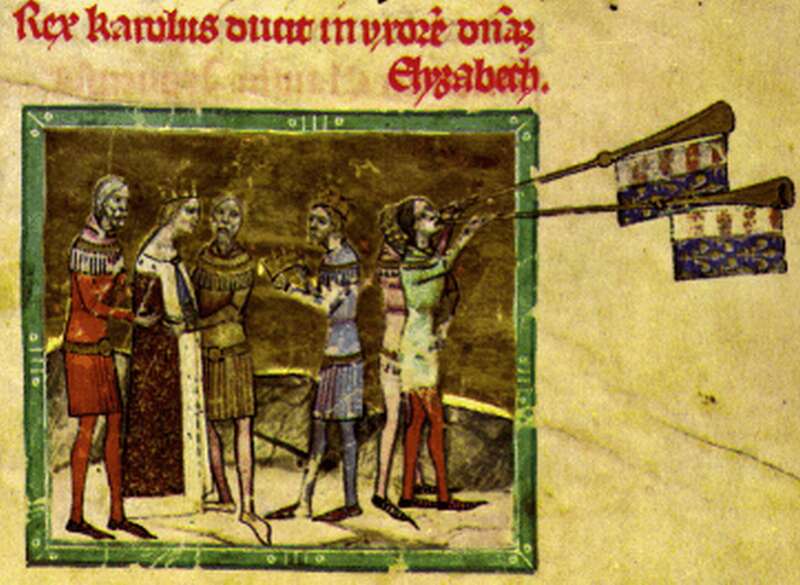 DziejeSejmu's tweet photo. 6 VII 1320 r. król Węgier Karol Robert poślubił królewnę polską Elżbietę Łokietkównę. Małżeństwo to zapoczątkowało polsko-węgierski sojuszu polityczny. Synem Karola Roberta i Elżbiety był Ludwik I Wielki (nad Wisłą zwany Ludwikiem Węgierskim) @PLinHungary https://t.co/uQXF6rmsVq