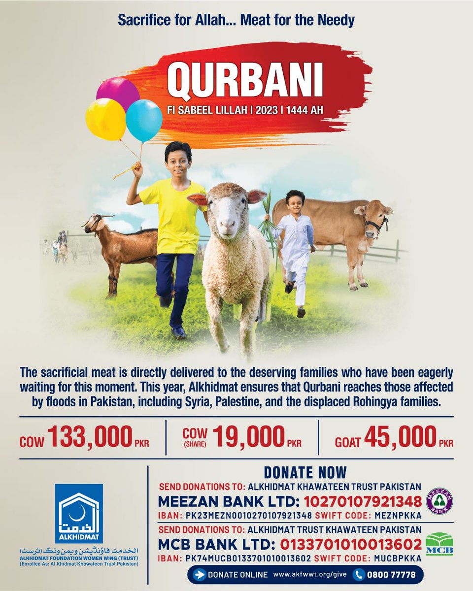UffffMalik's tweet image. #QurbaniFiSabeelLillah
#HelpWithAlkhidmat