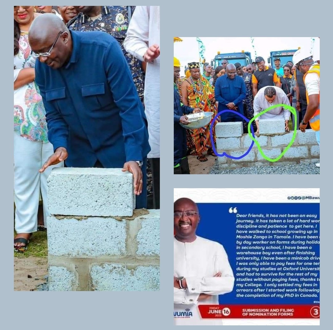 bridgebonnie1's tweet photo. Wei!.... by day people demma President eeeiii. 

You no fit lay blocks, na Ghana you wan govern. Apuu🤣🤣🤣

Incompetent Bawuliar #JM2024 
#PossibleTogether #OnGod https://t.co/QMEmXZlmeB