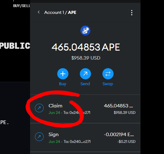 I can't believe i just claimed almost 1K$ from $APE's airdrop lol 👇

🔗 apecoins.gg/airdrop 🎁

#SEC #DOGE $PSYOP Aave #bullrun #ETH $BEN #PEPE #100x SHIBA #bitcoin $link $hex #ben Bitboy #hex $VRA $ben $LOYAL #NFTs #NFTsales $pepe $RNDR #WEB3 $PEPE #HEX #VeChain Polygon