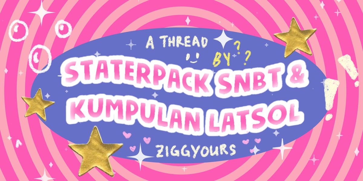 ZIGGYOURS's tweet image. ☆°. STATERPACK SNBT/UTBK, KUMPULAN LATSOL &amp;amp; TRYOUT 🎀🔗📒 ✧˚ · .

A thread by @ZIGGYOURS