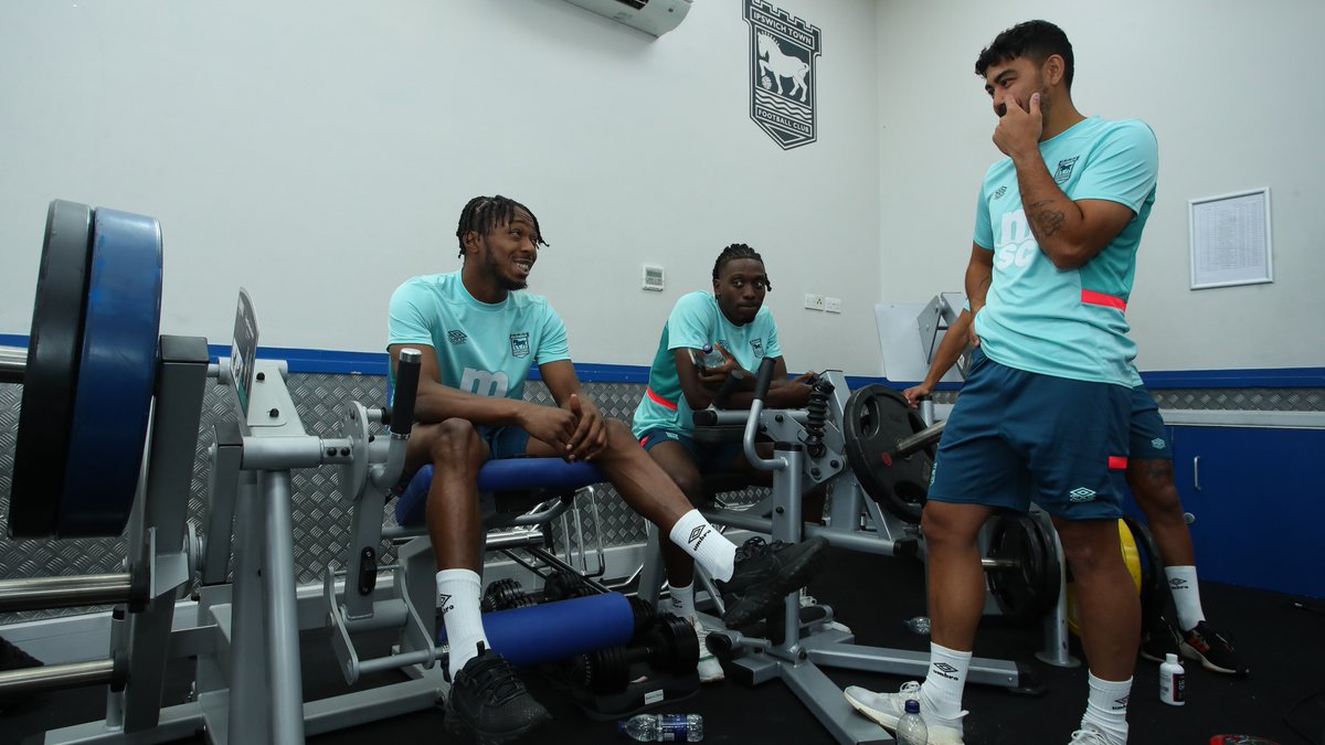 IpswichTown's tweet photo. 💪 Gym and testing this morning.

#itfc https://t.co/NBV1tZq9x6