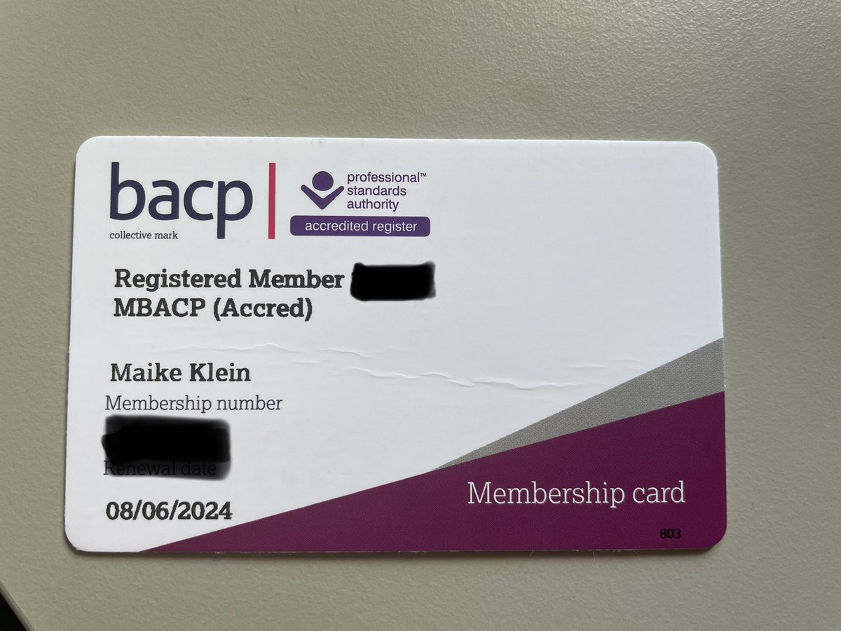 really excited to have received this in the post today 🙌🏻 #counselling #accreditation <a href="/BACP/">BACP</a>