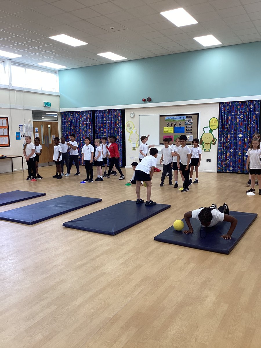 Year 3 have had a great energetic morning with the Community Lifestyle coaches from the NHS. What a great start to Health Week! #year3 #healthweek