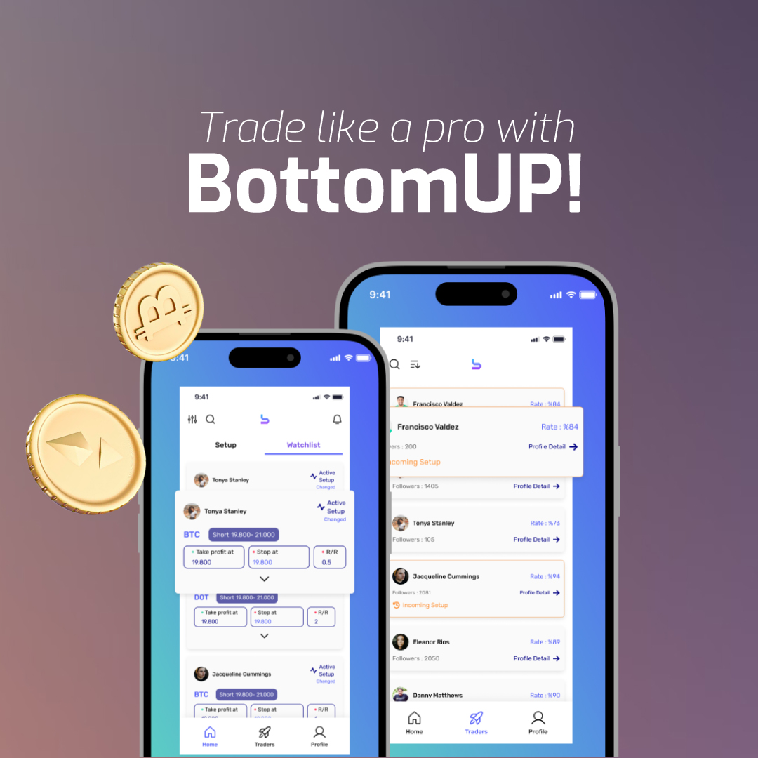 Trade like a pro with BottomUP!
BottomUP kripto stratejileriniz için en ünlü traderları sizlerle buluşturuyor!
Apple Store veya Google Play Store’dan indirebilirsiniz 📲
.
.
🚀 Link in bio. #bottomUp #cryptoease #profittogether #btc #eth #matic #sol #crypto #margin #spot #finance…