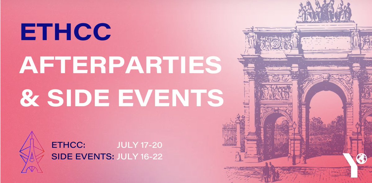 radio_leila's tweet photo. Are you coming to @EthCC ? 🇫🇷 We've got you covered when it comes to side events. Check out all that's happening here:
https://t.co/dJ5eQBxHQE https://t.co/WIWYa3YGIa