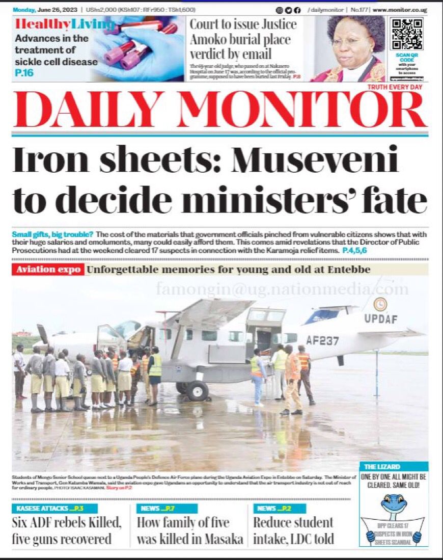 odakaa's tweet photo. @DPPUGANDA's Abodo had ground in law, in fact and common sense to drop cases against the #IronSheet thieves. She shoukd allowed them to prove liability level in court.
But since corrpution has been institutionalised by @NRMOnline 's @KagutaMuseveni gov't, that was expected https://t.co/wMce00gzlE
