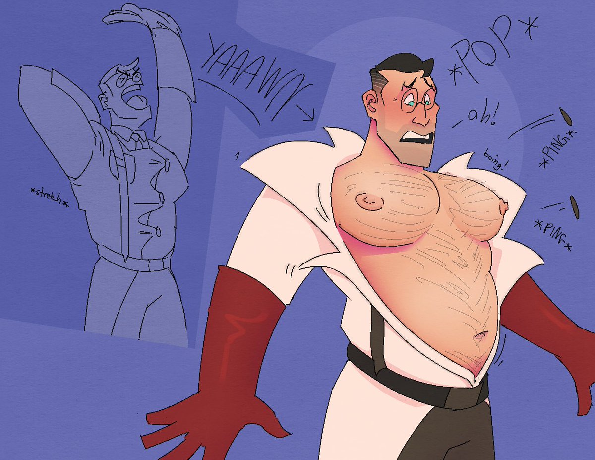 polinhell's tweet photo. burly beast origin story https://t.co/4ZKE5dj9EW
