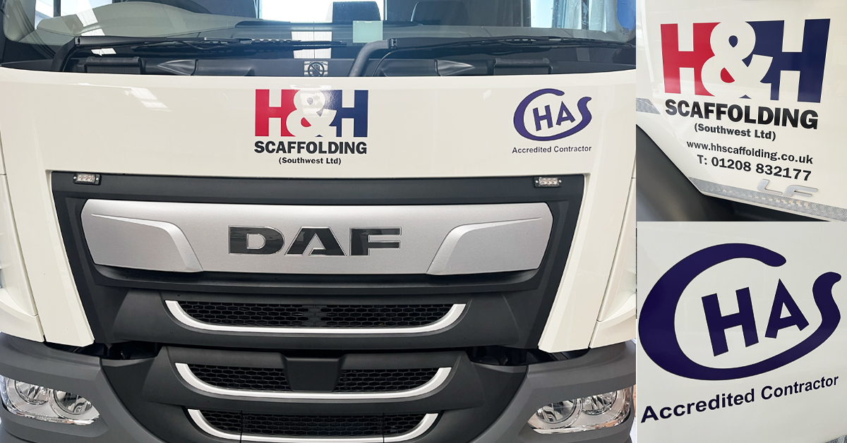 Some nice clean livery applied to the H&H Scaffolding fleet.
#largeformat #signage #vehiclebranding #metamarkuk
@metamarkuk