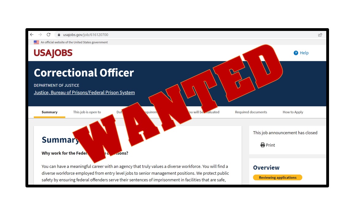 @TheJusticeDept locked up the sixth most wanted federal job of 2022. Congrats on a successful #workontheinside campaign @BOPCareers! 39,581 people started an application for a #CareerInCorrections with @OfficialFBOP.