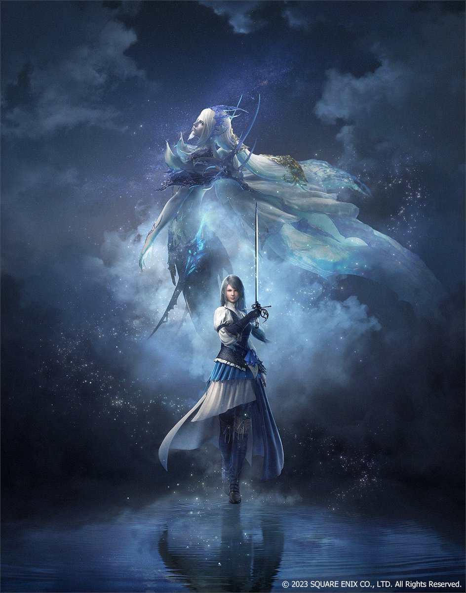 Jill Warrick / Shiva CG Art! ❄️😍 #FF16