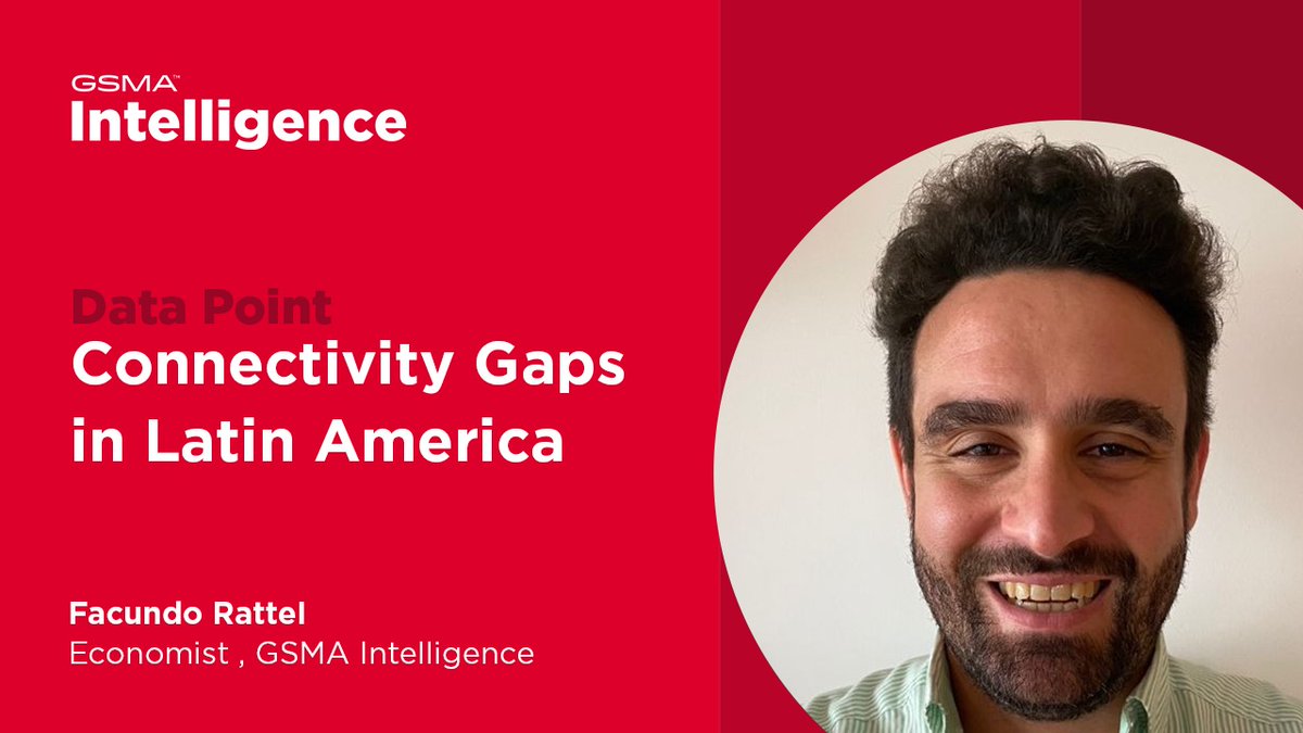 GSMAi's tweet photo. In this #DataPoint, Facundo Rattel shares the latest data on coverage and #usagegaps in the region, alongside the investment required to achieve universal #4G #connectivity.
Watch here 👉 https://t.co/zNybr2SDvT
#GSMAIntelligence https://t.co/3NhN4KgoVf
