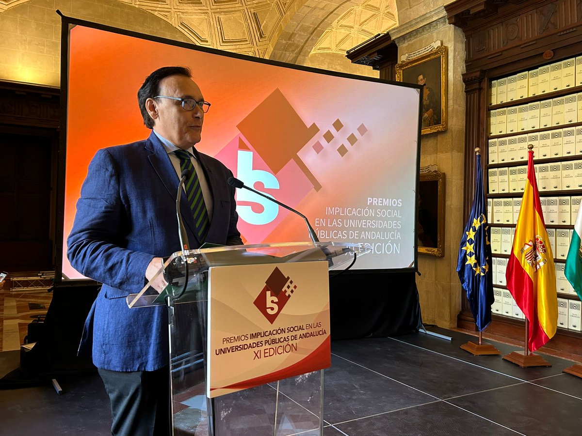 Foro Consejos Sociales (@forocsa) on Twitter photo Clausura los #PremiosImplicaciónSocial23 <a href="/GoVillamandos/">José Carlos Gómez Villamandos</a>, Consejero de <a href="/UniversidadAnd/">Consejería Universidad, Investigación e Innovación</a>
🗣️ "Uno solo puede sentirse orgulloso de pertenecer a esta comunidad universitaria. #Andalucía es un referente en la internacionalización universitaria, y un ejemplo de inclusión e igualdad" Clausura los #PremiosImplicaciónSocial23 <a href="/GoVillamandos/">José Carlos Gómez Villamandos</a>, Consejero de <a href="/UniversidadAnd/">Consejería Universidad, Investigación e Innovación</a>
🗣️ "Uno solo puede sentirse orgulloso de pertenecer a esta comunidad universitaria. #Andalucía es un referente en la internacionalización universitaria, y un ejemplo de inclusión e igualdad"