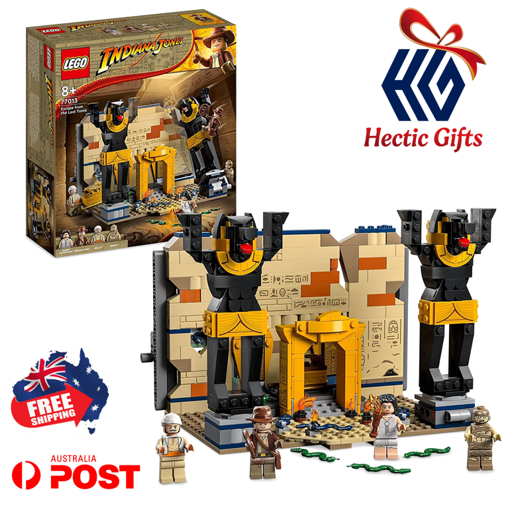 NEW - LEGO Indiana Jones Escape from The Lost Tomb Building Kit & Indy Mini Figs

ow.ly/cJ2950OEOXs

#New #HecticGifts #Lego #IndianaJones #RaidersOfTheLostArk #EscapeFromTheLostTomb #MiniFigs #Indy #MarionRavenwood #Sallah #Mummy #FreeShipping #AustraliaWide #FastShipping