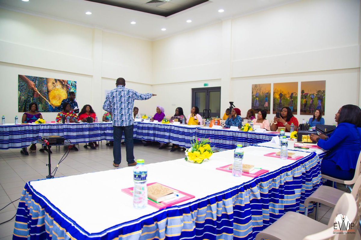 LeadAfrique's tweet photo. "Breaking barriers, shattering ceilings, and rewriting history. Here's to the fearless women in politics, setting their sights high and paving the way for a brighter future. Goalsetting session with Mr. Patrick Otieku 💪 #GoalSetting #WomenInPolitics #RedefiningLeadership #EWIP" https://t.co/eeakY5WVsW