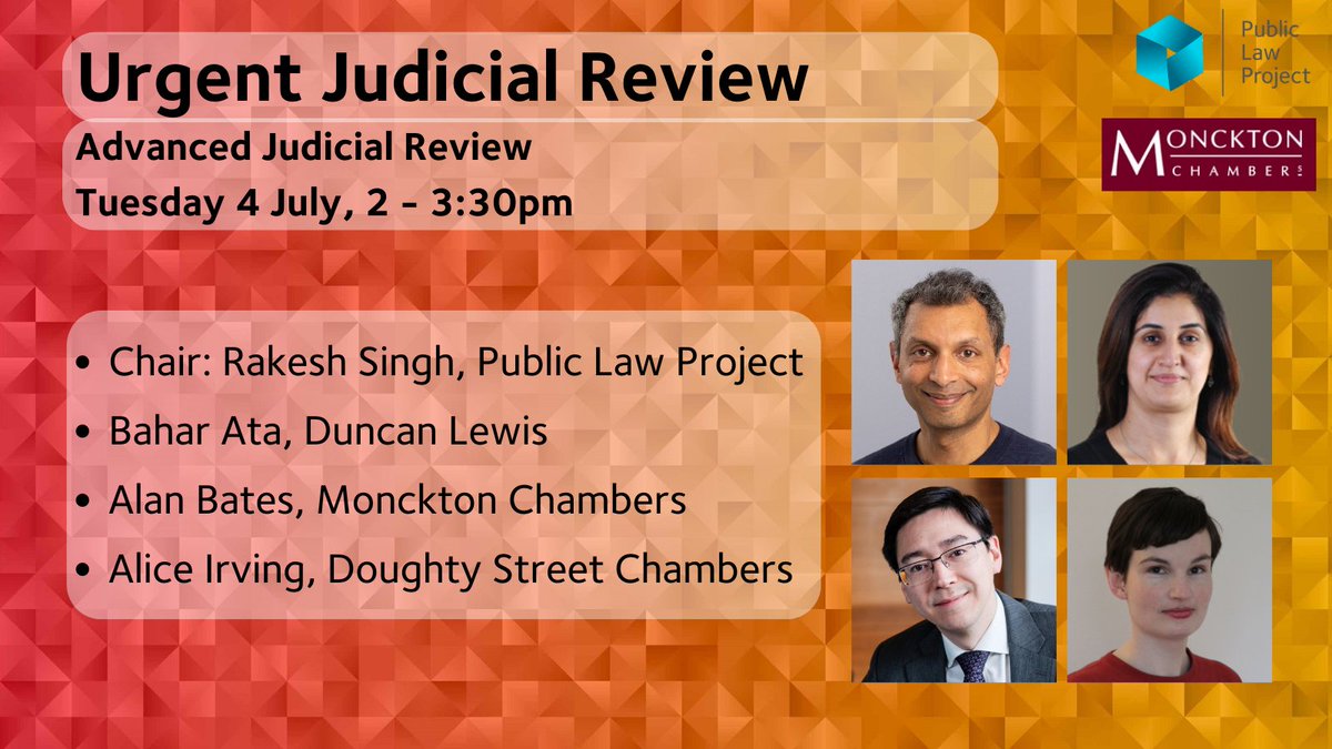 Public Law Project tweet media