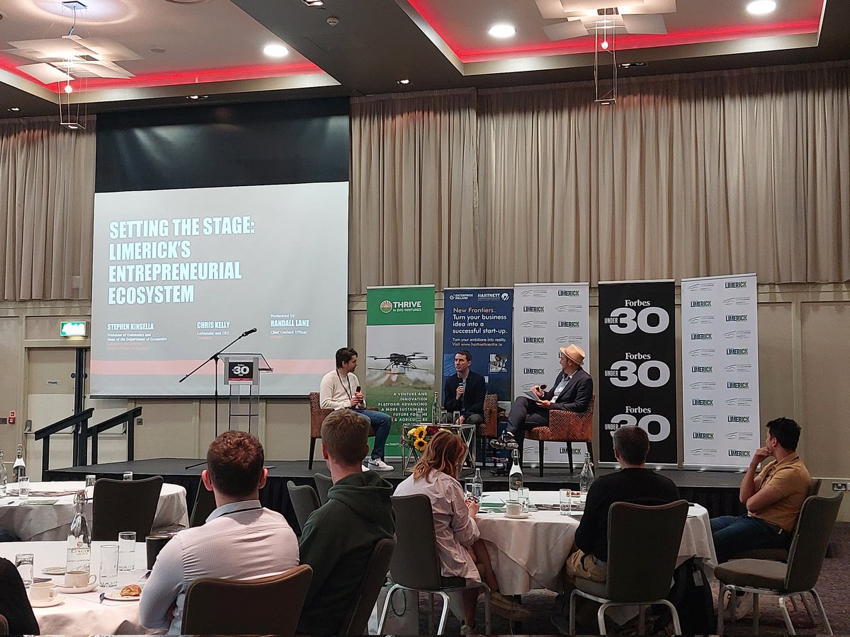 Gillian (@gillianbarry) on Twitter photo The <a href="/Forbes/">Forbes</a> Forum has kicked off in #Limerick showcasing the ingenuity, innovation and entrepreneurial ecosystem in Ireland. <a href="/chrisPinpoint/">Chris Kelly</a> and <a href="/stephenkinsella/">Stephen Kinsella</a> share insights on the support and innovation supports in Limerick & Ireland The <a href="/Forbes/">Forbes</a> Forum has kicked off in #Limerick showcasing the ingenuity, innovation and entrepreneurial ecosystem in Ireland. <a href="/chrisPinpoint/">Chris Kelly</a> and <a href="/stephenkinsella/">Stephen Kinsella</a> share insights on the support and innovation supports in Limerick & Ireland