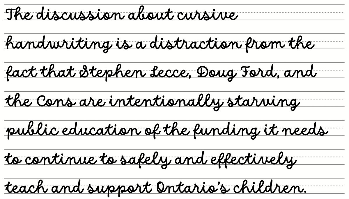 Good morning! #OntEd #OnPoli