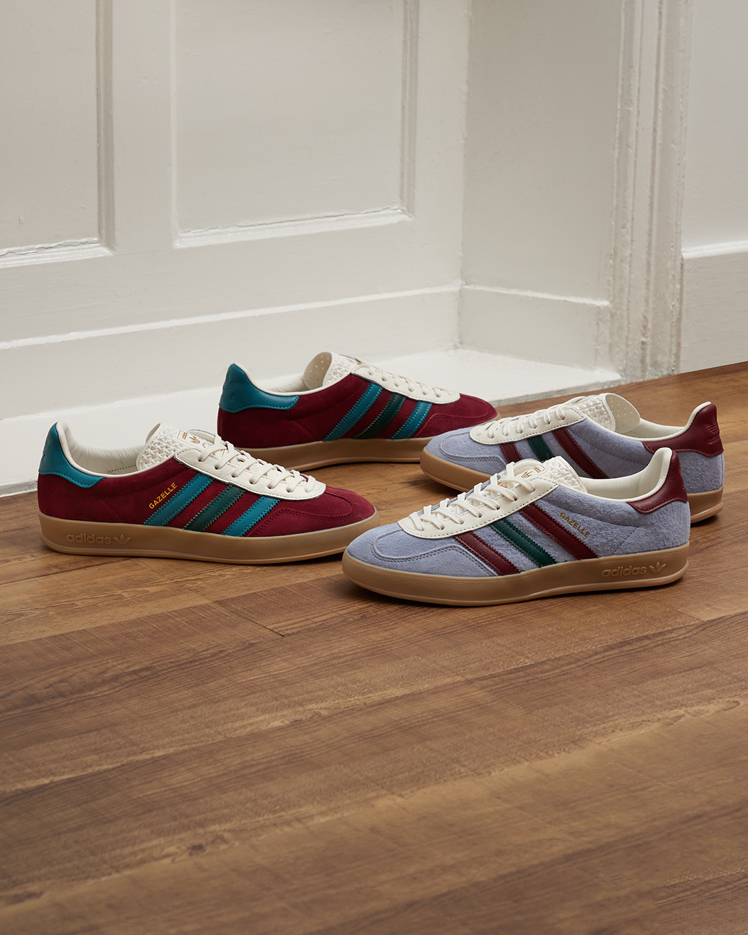 Adidas gazelle multicolor stripes hotsell