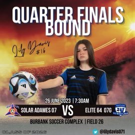 It’s that ⏰‼️🔥 7:30 bright and early☀️ Be there to 👀@SolarSoccer07G #FORitALL #Louisiana #GameDay #LetsDoThis @ImCollegeSoccer @ImYouthSoccer @USYouthSoccer @TheSoccerWire @GMsportsmedia1