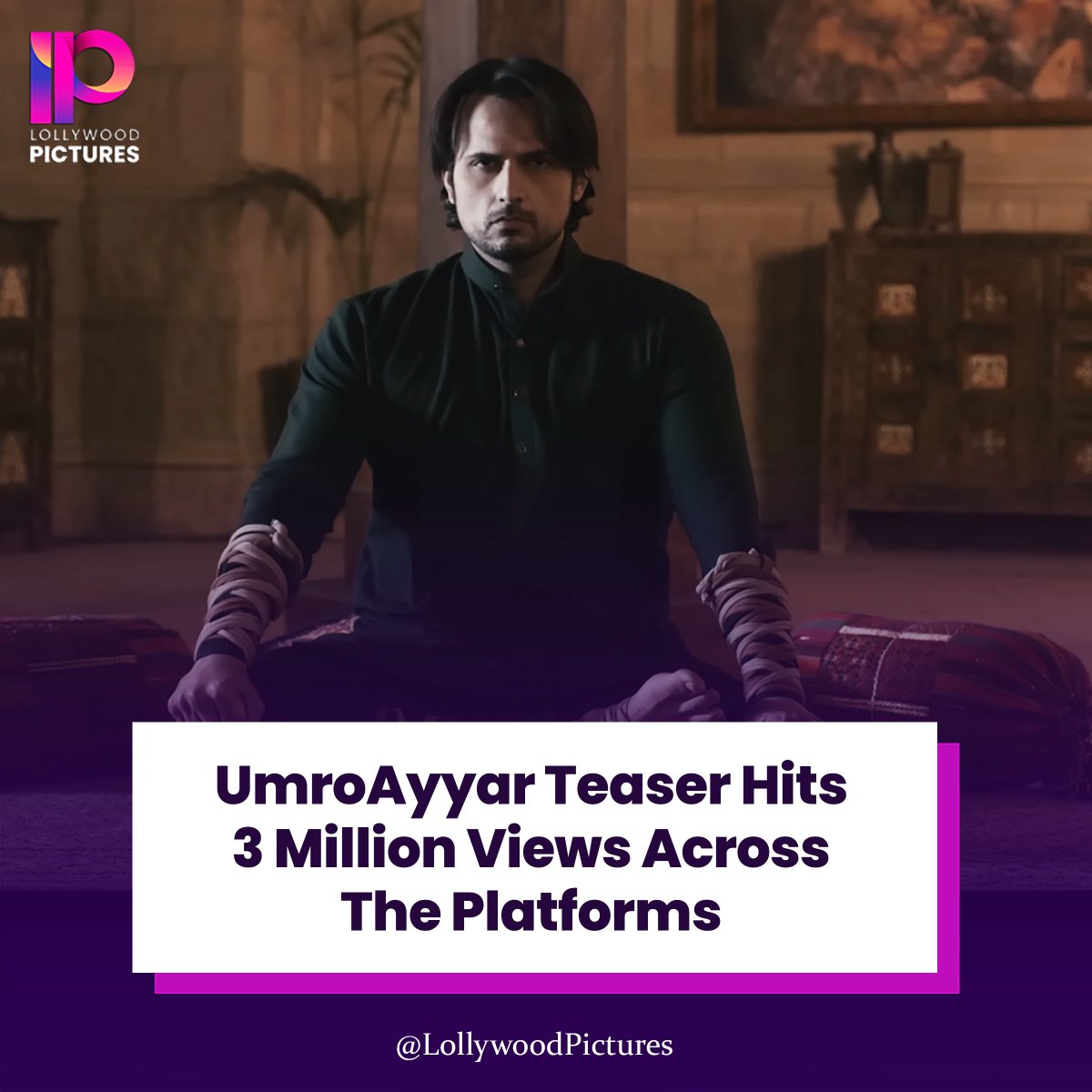 In addition to a thunderous response from netizens, UmroAyyar's official teaser received a lot of praise from critics as well. As of now, the Official Teaser has crossed 3 million views across social media platforms.

#UmroAyyarANewBeginning  #عمروعیار #LollywoodPictures