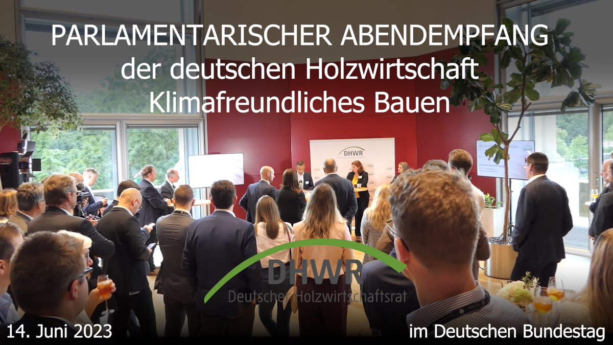Klimafreundliches Bauen - Chancen einer ökologischen und klimafreundlichen Bauförderung. Das war das Thema beim Parlamentarischen Abend des #DHWR.  Das Highlight-Video zum Event ist raus. Schaut und hört mal rein! #Klimaschutz #Holzbau #Wald
youtu.be/mSkIS1syfRw
