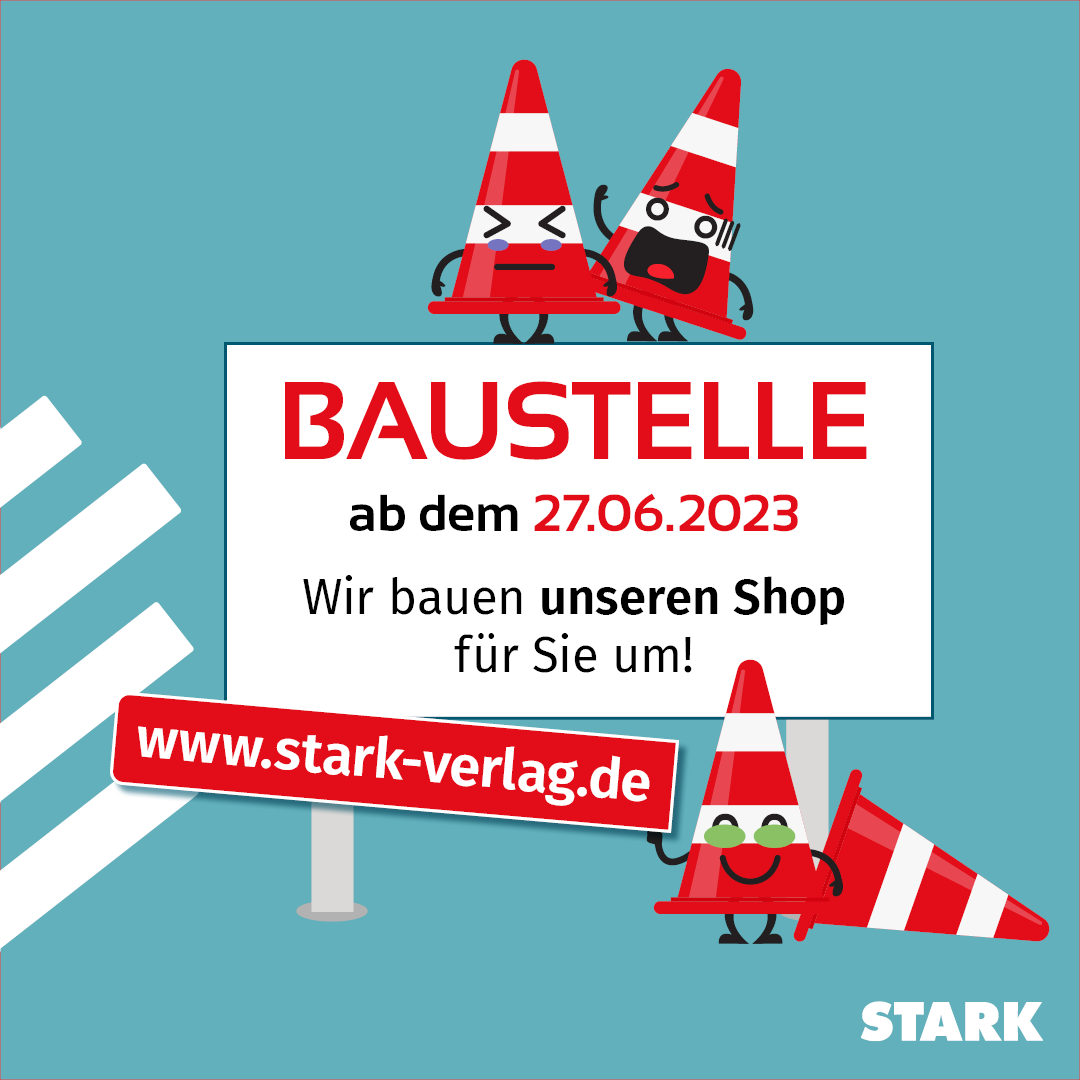 Ab dem 27.06.2023 können für ein paar Tage keine #STARK Produkte über unseren #Onlineshop bestellt werden.
Wir eröffnen unseren Onlineshop am 3.7. neu!
stark-verlag.de wird dann wie eure #Prüfungsvorbereitung mit STARK: schneller und besser 
#twlz #relaunch #abitur
