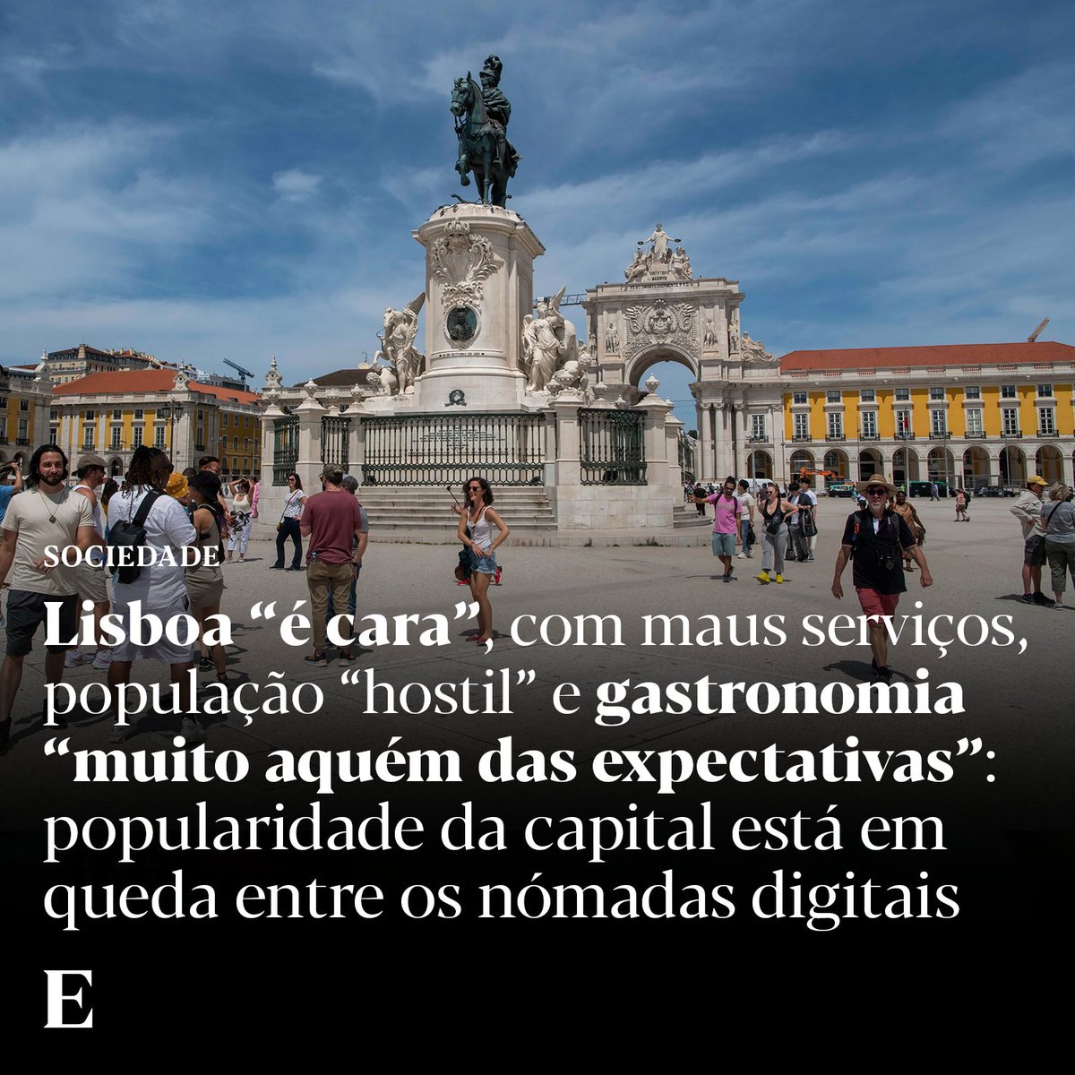 expresso's tweet photo. Lisboa "é cara", tem gastronomia fraca e a população é antipática e com "comunistas anti-nómadas digitais". É este o diagnóstico à capital do fundador do Nomadlist, que avalia a qualidade de vida que cada cidade oferece aos nómadas digitais.

Leia mais: https://t.co/aliMJjTqAY https://t.co/ewwU6KHInp