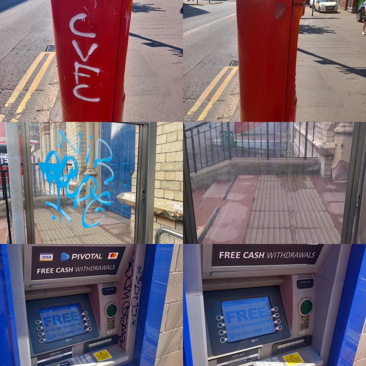 LinenQuarterBID's tweet photo. LQ BID is running a deep clean with an increased focus on graffiti removal around #greatvictoriastreet &amp; #dublinroad. 

These areas have been neglected for decades, and in line with our regen work, we have invested in painting to make the area cleaner and more welcoming. https://t.co/kgn2G0Ihq3