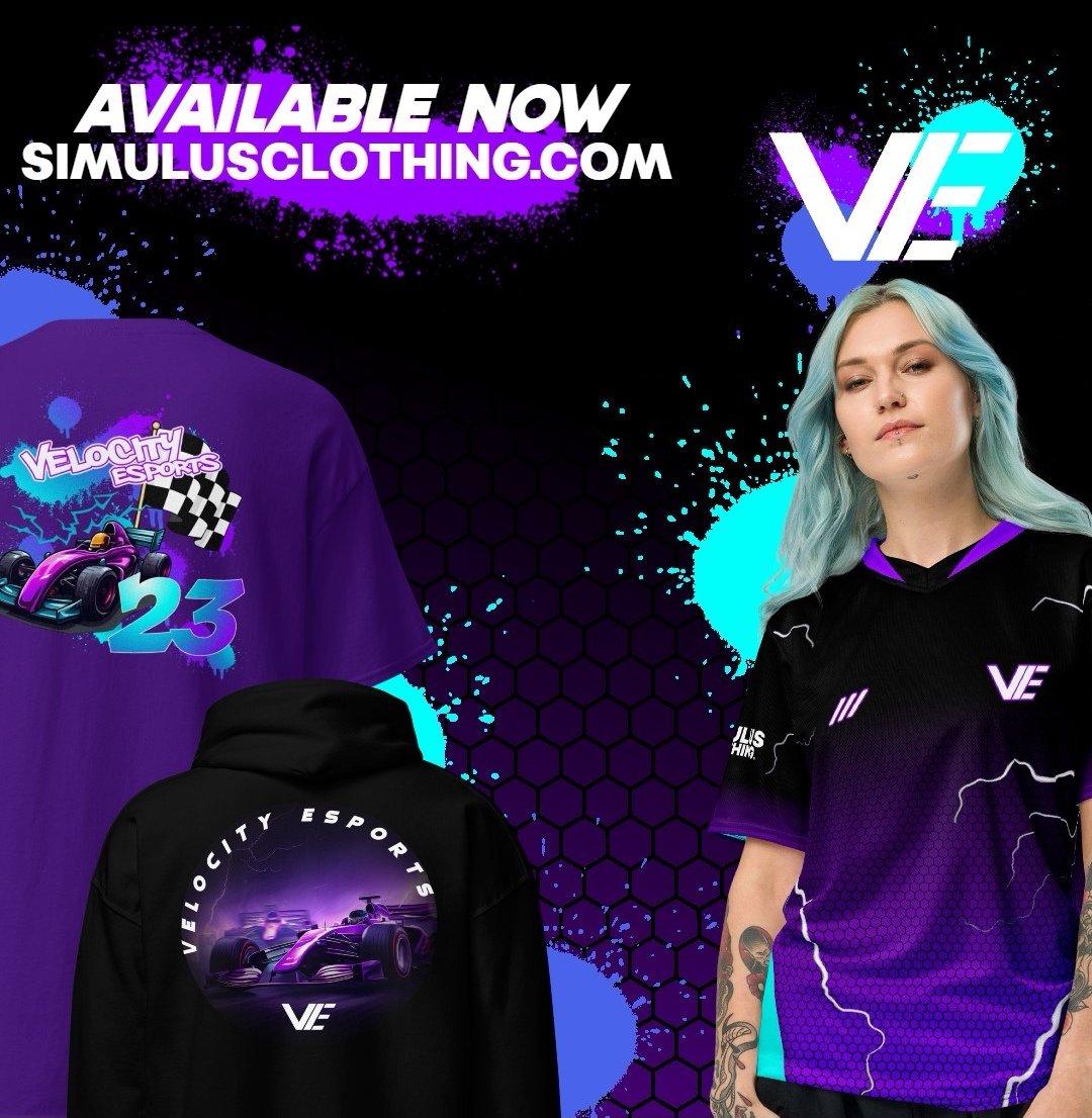 A reminder that you can now buy VLE merchandise from <a href="/SimulusClothing/">𝙎𝙄𝙈𝙐𝙇𝙐𝙎 𝘾𝙇𝙊𝙏𝙃𝙄𝙉𝙂 ///</a>

Don't forget to use code VELOCITY for 10% off your VLE orders! 💜💙