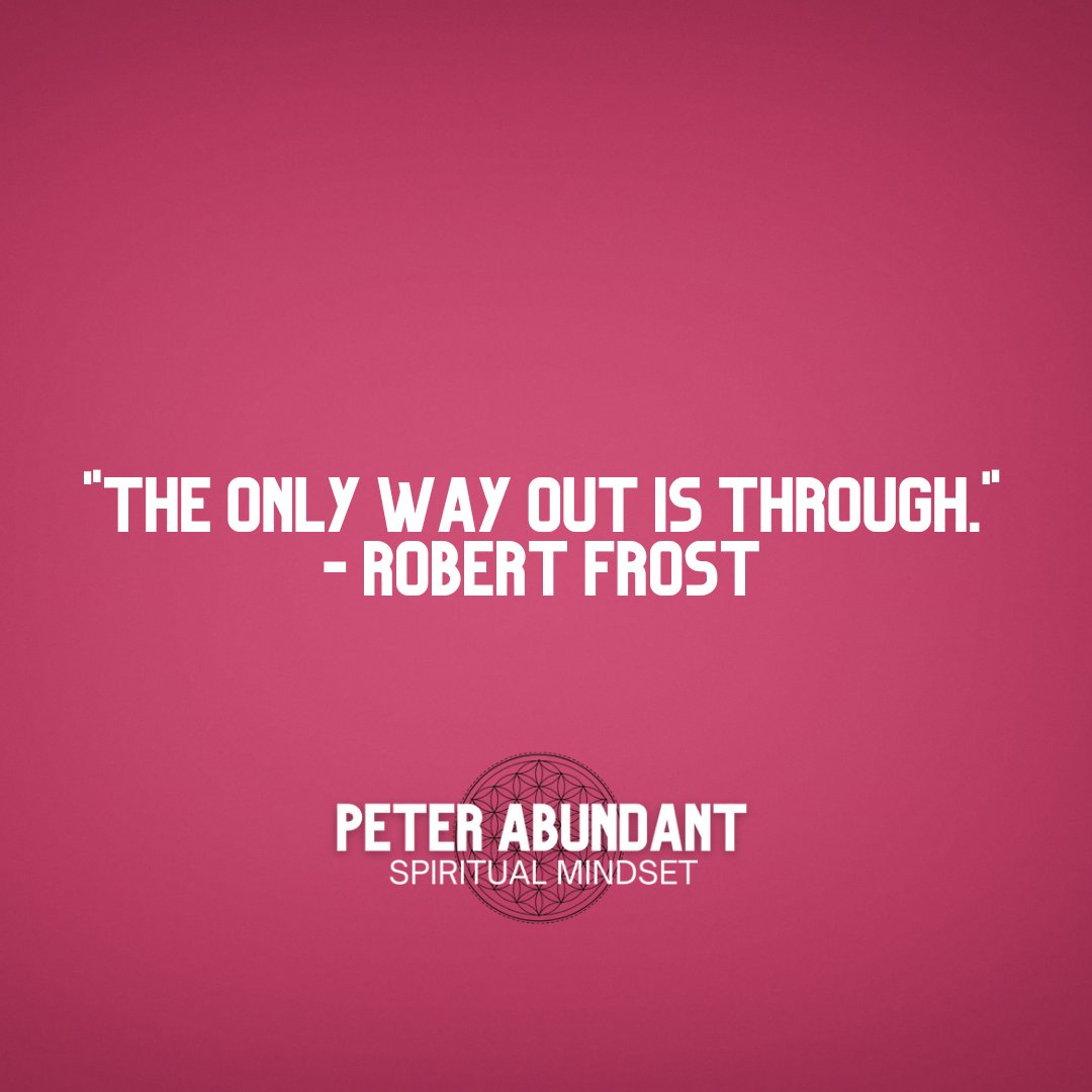 'The only way out is through.' - Robert Frost  Embrace the transformative power of facing your emotions head-on. Don't shy away from the darkness; it's where the light awaits. #InnerGrowth #EmotionalHealing #StrengthThroughAdversity #SelfDiscovery #Resilience #FindStrengthWithin