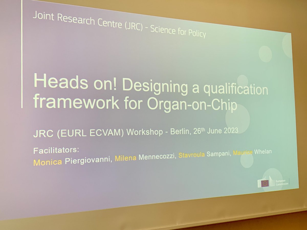 MauriceAtEcvam's tweet image. Off to a very productive start ⁦@MPSWorldSummit⁩ with our ⁦⁦@EU_ScienceHub⁩ #ecvam workshop on qualification of #MicroPhysiologicalSystems #MPS. Some great ideas and lots of enthusiasm from our participants - thank you all!