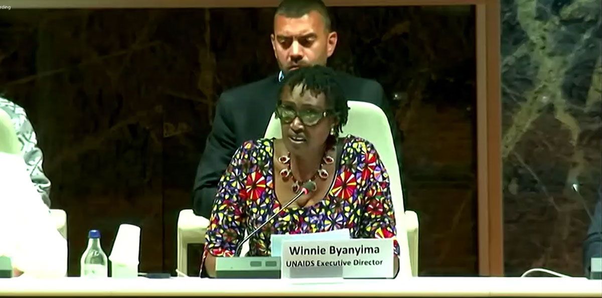 There were almost 1.5m new HIV infections and more than 600,000 AIDS-related deaths last year. This is unacceptable, especially when new HIV infections and AIDS-related deaths are entirely preventable and we know it is possible to decrease both.
- @Winnie_Byanyima at #UNAIDSPCB52