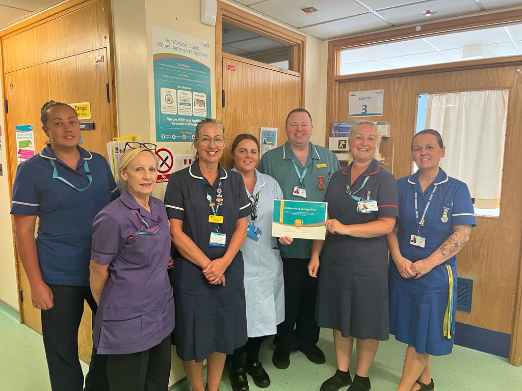 Well done to AMU and B19 for their work during April and May for their treatment and recognition of patients with sepsis <a href="/WHHQualAcademy/">WHHQualityAcademy</a> <a href="/WHHClinicalEd/">Clinical Education Team</a>