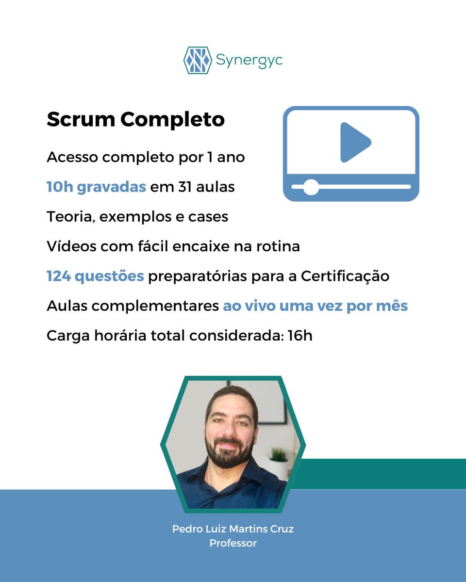 Synergyc_co's tweet photo. Aprenda mais sobre a metodologia ágil mais utilizada pelo mercado com o Curso Scrum Completo. Inscreva-se: https://t.co/ARmrJe4o48
#synergyc #metodologiasageis #metodoagil #metodosageis #agile #scrum #scrummaster https://t.co/BcH1Efaem5