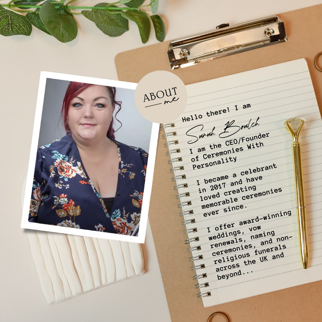 Sarah Boocha Ceremonies with Personality By Sarah Boalch (@SBCeremonies) / Posts / X