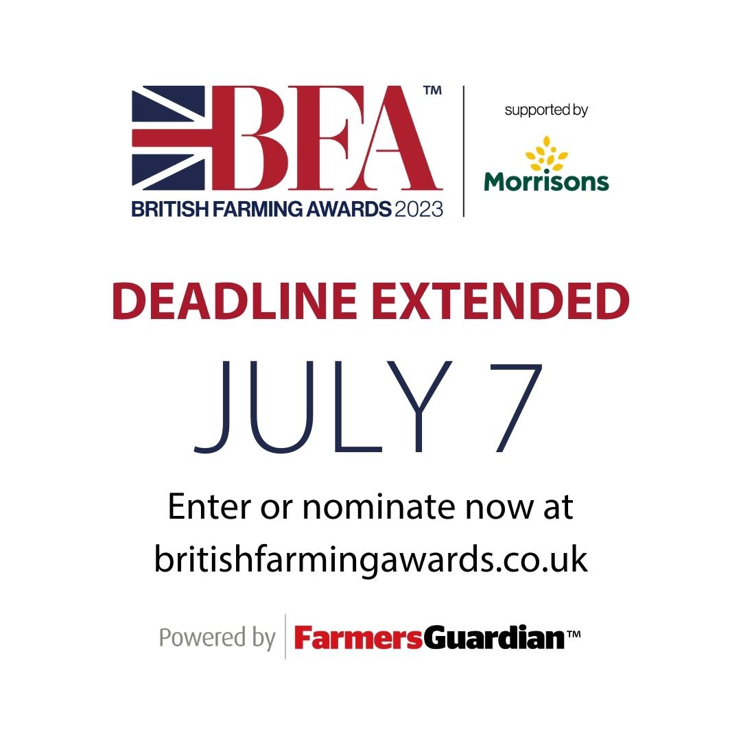 For the eighth year running, we're sponsoring the Outstanding Contribution to British Agriculture award. 
If you know someone that deserves recognition, nominate at: bit.ly/3XrZbCu
