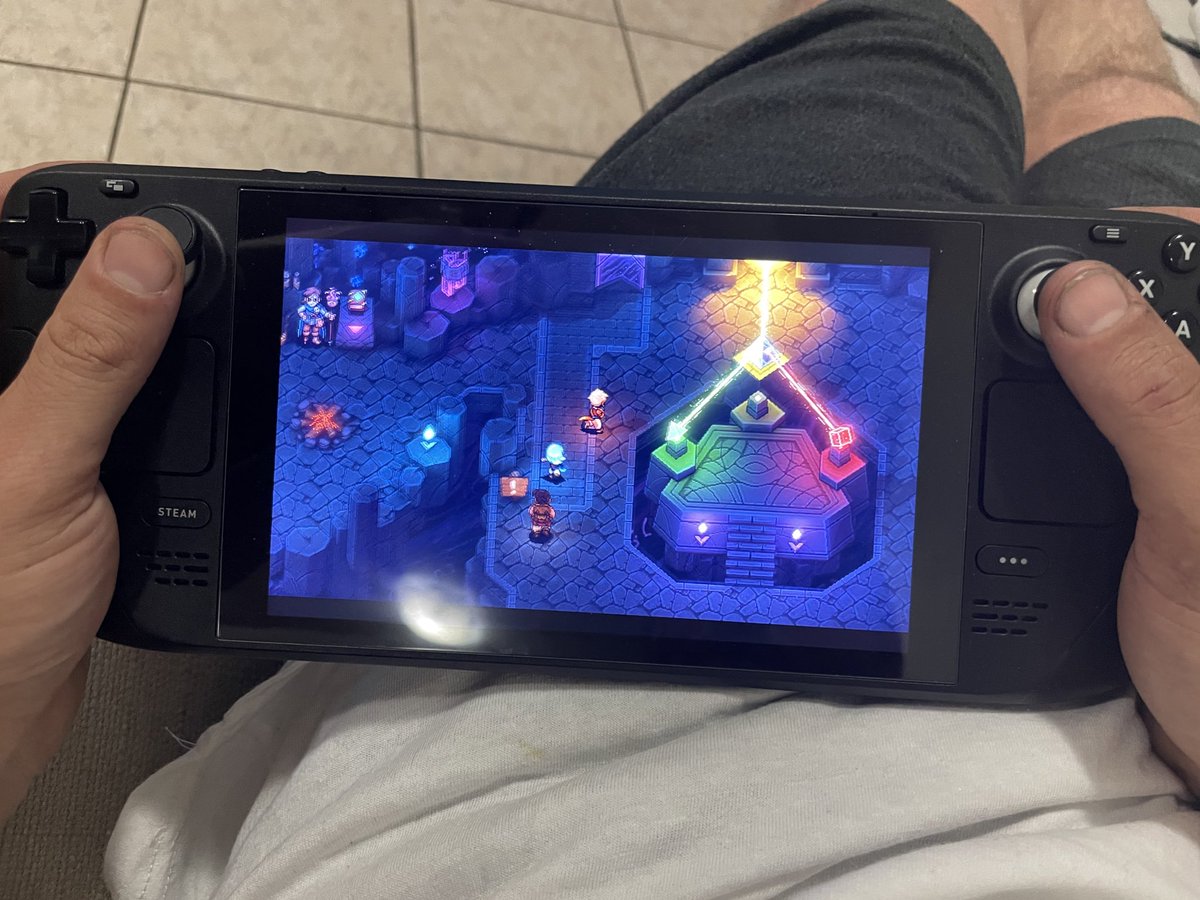 TerribleTactic's tweet photo. Just got done with @seaofstarsgame and I was blown away! Thoroughly enjoyed the demo. Expect a YouTube video on this game in the near future. I am super excited to get the full experience! Also worked great on the steamdeck. #seaofstars https://t.co/007vnnugdR
