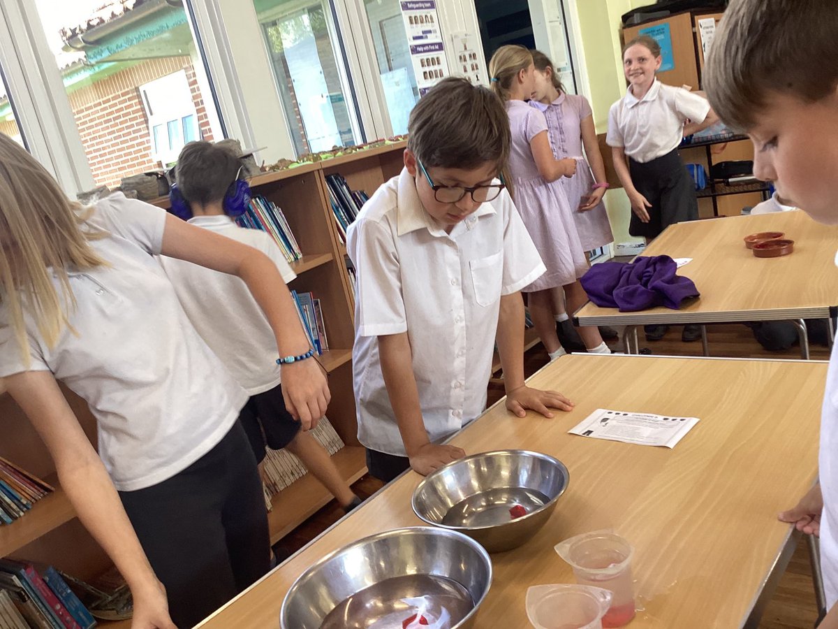 TadPrimaryAcad's tweet photo. Team Neptune recapping fair testing investigating how different variables affect the dissolving time of jelly. Will the volume of water, size of the jelly cubes, the number of jelly cubes or stirring affect the dissolving time of a solute? #TadcasterScience @eboractrust https://t.co/wsciRIZVPJ