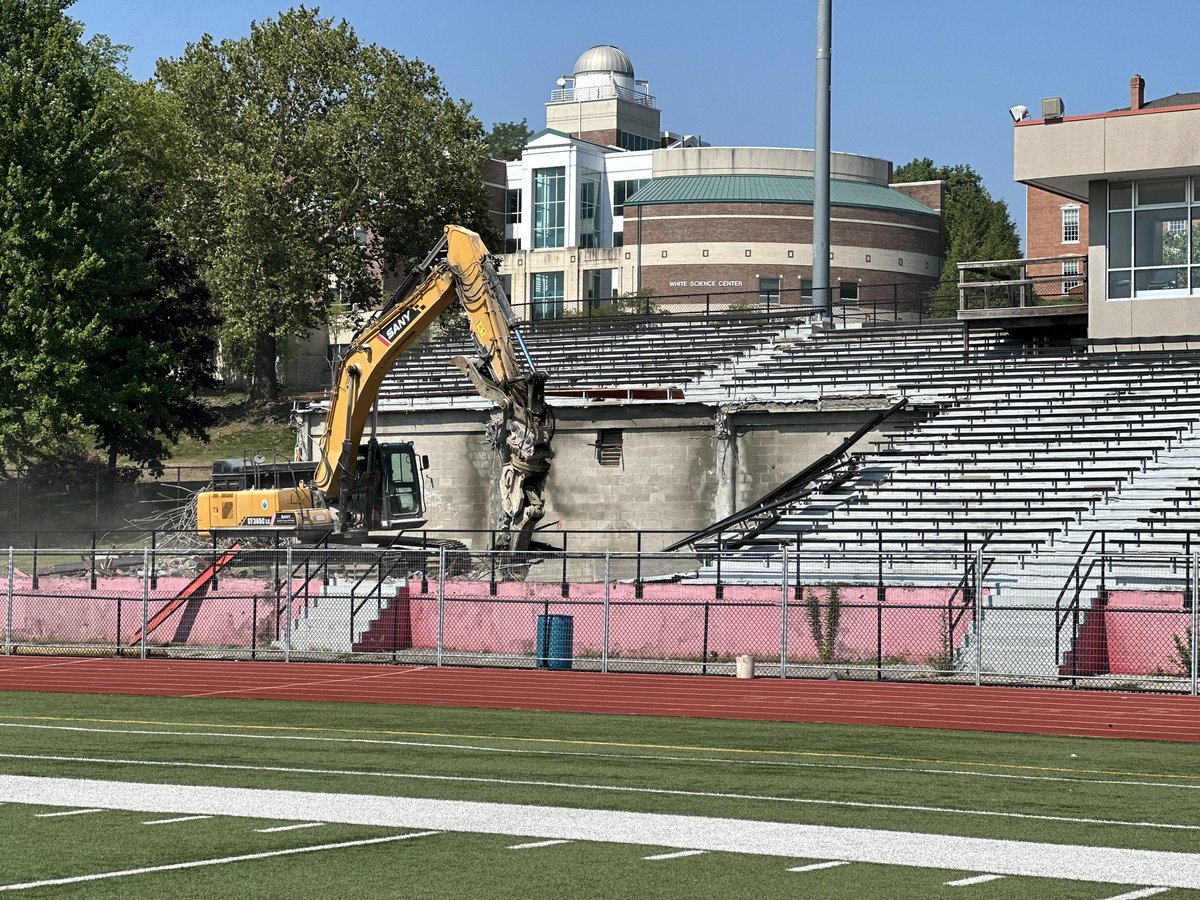 Big things going down on campus! Literally. 

Thanks for the memories, Greene Stadium!