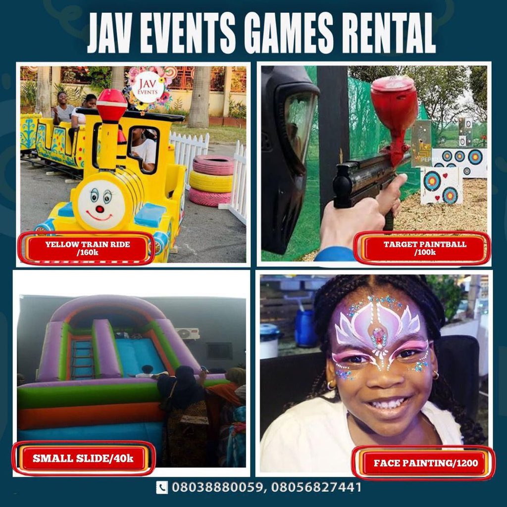 #RentGames #IndoorGames #OutdoorGames #GameForRent #JavFestiveDestinations #SallahCelebration #abujaeventplanner #abujaevents #abujacommunity