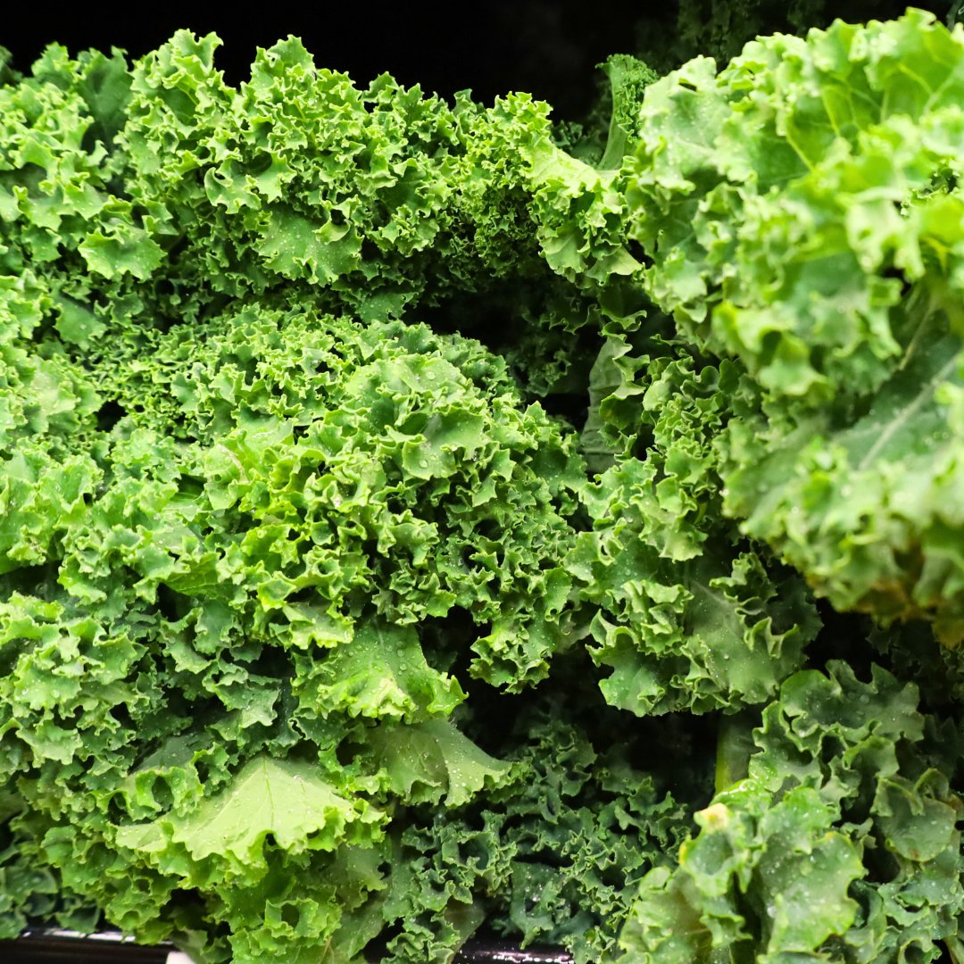 Have you tried our locally-grown kale from Sankofa Farms LLC &amp; Uncle Henry's Organics? It's fresh, delicious, &amp; packed with nutrients for only $2.99/ea! 
Kale recipe ideas:🥗Toss it in a salad,🍹Blend it into a smoothie,🍳Sauté it with garlic &amp; olive oil, 
or🥬Bake kale chips!