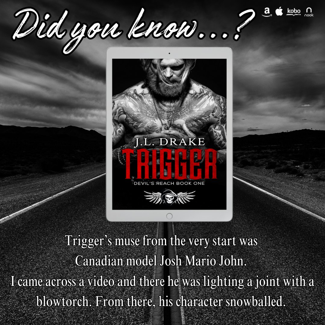 #DidYouKnow
Trigger: books2read.com/u/4joGJv
#DevilsReach
#JLDrake #mcromance #triggerwarning #romancenovels #darkromancebooks #darkreads #devilsreach