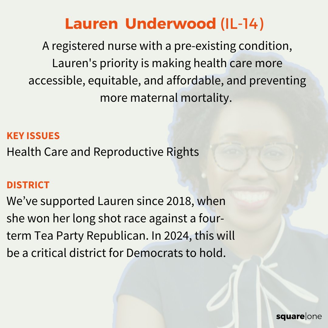 Lauren is a pragmatic leader who’s proven she can get things done. Will you help us support @LaurenUnderwood and all of Square One’s candidates? secure.actblue.com/donate/donorda…