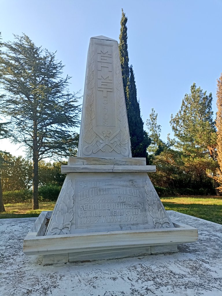 #Gallipoli today. Sergeant Mehmet Monument. Close to the Nek.