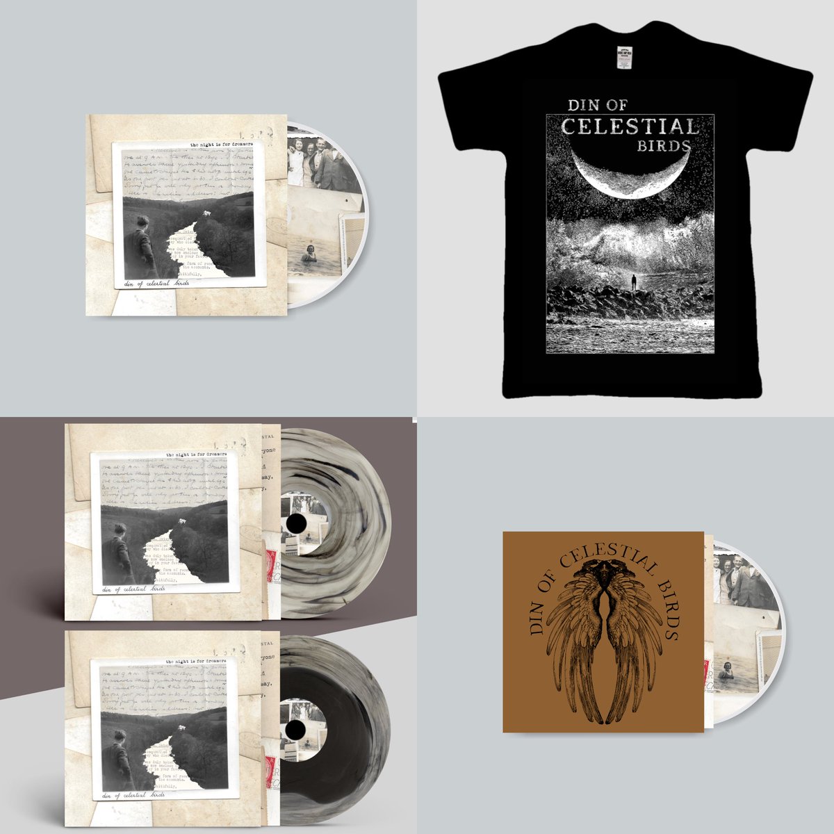 The magnificent debut album by Din Of Celestial Birds is available to pre-order now! 

Emotionally-charged synth-heavy instrumental post-rock/post-metal, for fans of Maybeshewill, God Is An Astronaut, Russian Circles...

acheerywaverecords.bandcamp.com/album/the-nigh…

👋

#postrock #postmetal #rock